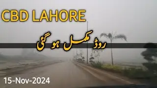 CBD LAHORE IS ALMOST COMPLETED. ROADMAP IS 100% DONE #cbdpunjab #cbdlahore #KHASPROPERTIES