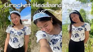 Easy Crochet Headband Tutorial | Crochet Headband Tutorial for Beginners | Crochet by Marnel
