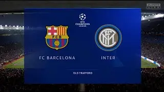 FIFA 21 Барселона-Интер Финал Лиги Чемпионов PS4