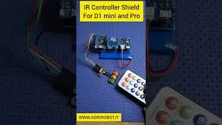 Come comandare un robot con Wemos D1 Mini e IR Shield #remotecontrol