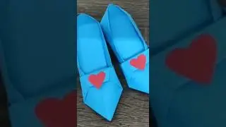 DIY Shoes Origami | Origami Shoes | Easy Origami | Art and Craft | Paper Shoes | Doll's Paper Shoes