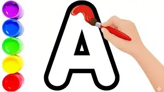 Алфавит, песенка про алфавит, ABCD, от А до Я, детские стишки, счет, детское рисование, обучение ...