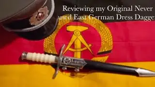 Reviewing my Original Never used East German dress Dagger Re-uploaded and Re-edited 