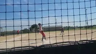 Kay.good.battle at.bat.grounder.nice.hustle.safe.spring.12u.kc