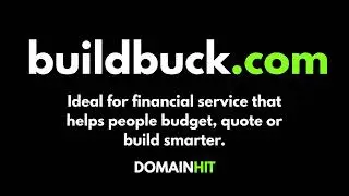 BuildBuck.com &mdash; Afternic Brandable #Domain for Finance, Savings & Construction Startups
