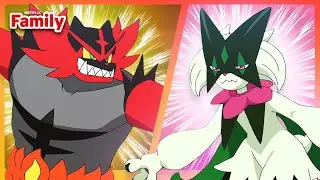 Incineroar VS Meowscarada | Pok&eacute;mon Horizons: Season 3 | Netflix Family