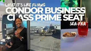 What It&rsquo;s Like Flying Condor Prime Seat Business Class (SEA&ndash;FRA)