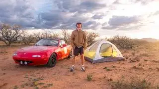 Одиночный поход в пустыню на моей Miata.
