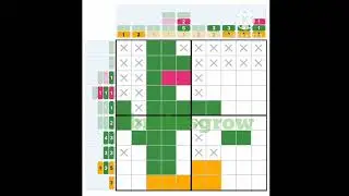 #color #nonogram #level 20 medium level #solution #how to #solve