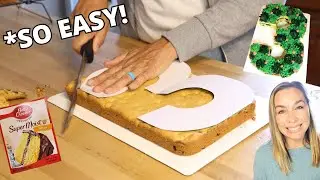 🍪viral COOKIE CAKE using a BOX CAKE MIX ~ so easy! 🍪