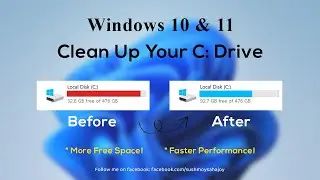 In this video we learn about, How to Cleanup temporary file and folder from computer C: Drive. 💻.