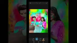 #shorts Holi photo editing 2023 | Holi photo editing Picsart | happy holi photo editing |
