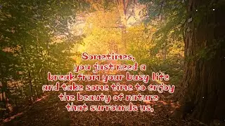 Inhale the fresh air, exhale the stress. DJ Secret Motive 