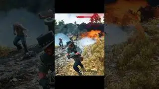 Days Gone | Massive explosion | Horde | John Marston #shorts