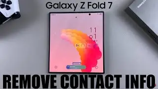 How To Remove Contact Information from Lock Screen On Samsung Galaxy Z Fold 7