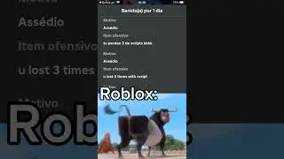 Roblox me baniu pq falei q o outro cara usava script (oque &eacute; verdade) ele veio voando com aimbot💀
