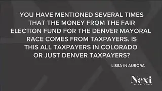 Next Question: How does Denver's Fair Election Fund work?