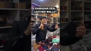 RAMADAN DEAL WALLET AT CHEAP RATE #zeeleather #genuineleather