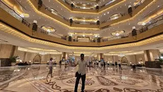 Emirates Palace Hotel Tour | Costly Buffet 😳 | Unbox Karnataka Dubai Series | Vlog 2
