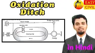 Oxidation Ditch | Waste Water Engineering | Oxidation ditch notes |Oxidation ditch working principle