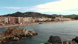 Lloret de Mar. See and rocks. Скалы и море.