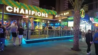 BENIDORM NIGHTLIFE - Bad Start British Square 11.15pm