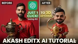 How to Create 3D Realistic Keychain Photo | New Trending AI Edit 2026 🔑