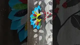 Simple wall decor idea with paper #walldecor #hanging #heartshapewallmate #subscriber #comments
