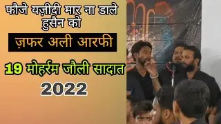 19 Muharram Fauj E Yazeed Maar Na Dale Hussain Ko _ Zafar Ali Arfi Nohay 2022 _Jauli Sadat