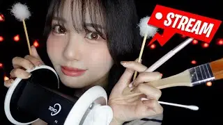 🔴3ヶ月ぶりのASMR LIVE！耳かきしながら雑談😪【2時間】