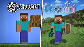 ChatGPT vs Gemini: Recriando Minecraft do Zero (Quem é Melhor?)