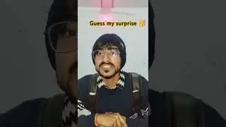 Guess my surprise 🥳 #delhi #surprise #subscribe