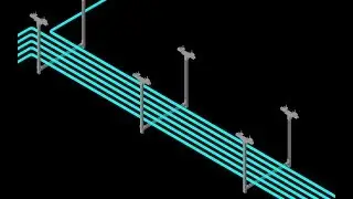 MagiCAD for REVİT - dwg dosyasından  Support & Hangers