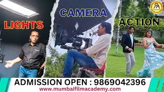 Lights Camera Action | Live from Film Shooting Set | Anil C (Managing Director) Mumbai Film Academy