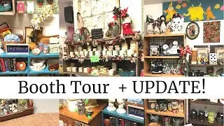 Antique Booth Tour | Christmas Booth Tour The Beginning Stages