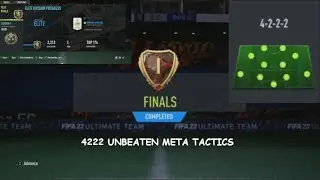 UNBEATEN META 4222 CUSTOM TACTICS FIFA 22