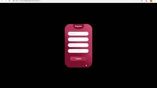 Responsive Register form in HTML and CSS