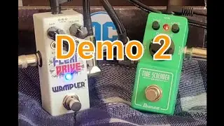 (No talking) Plexi Drive with Mini Tube Screamer Demo #2