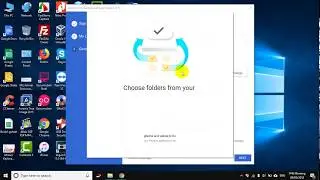 install and sync google drive