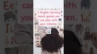3 English Learning Board Games