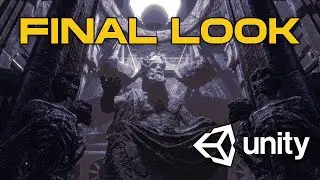 Dark Retro-Futuristic Hall | Dithered Final Look (Unity)