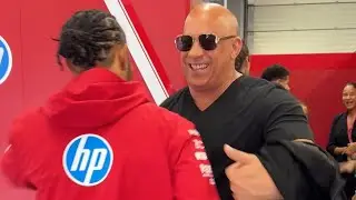 Lewis Hamilton Meets Vin Diesel?! Tony Hawk & K-Mag Arrive in Style at British GP!