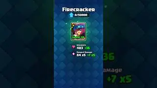 upgrading fire cracker to level 14 so finally hog eq fully level 14 deck 😍 #clashroyale