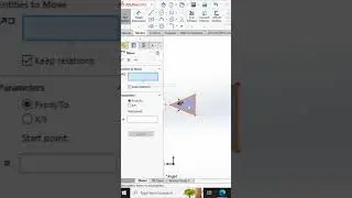 How to move Sketch in Solidworks #btech #engineering #solidworks #viral #tutorial #cad #shorts