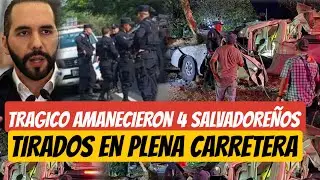 AMANECEN 4 TIRADOS EM PLENA CARRETERA