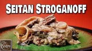 Plant Based Stroganoff Recipe - Seitan Stroganoff