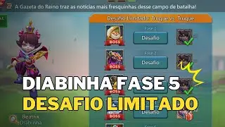 Desafio Limitado Fase 5 Diabinha Com Her&oacute;is Free |Lords Mobile