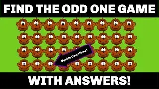Can You Find the Odd Object Out in These Pictures? Fun Interactive Game.