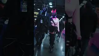 Cyberpunk #galaxycon #cyberpunk #techwear