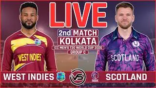 ICC Men's T20 World Cup 2026 Live: West Indies vs Scotland Live | WI vs SCO Live Scores & Commentary
